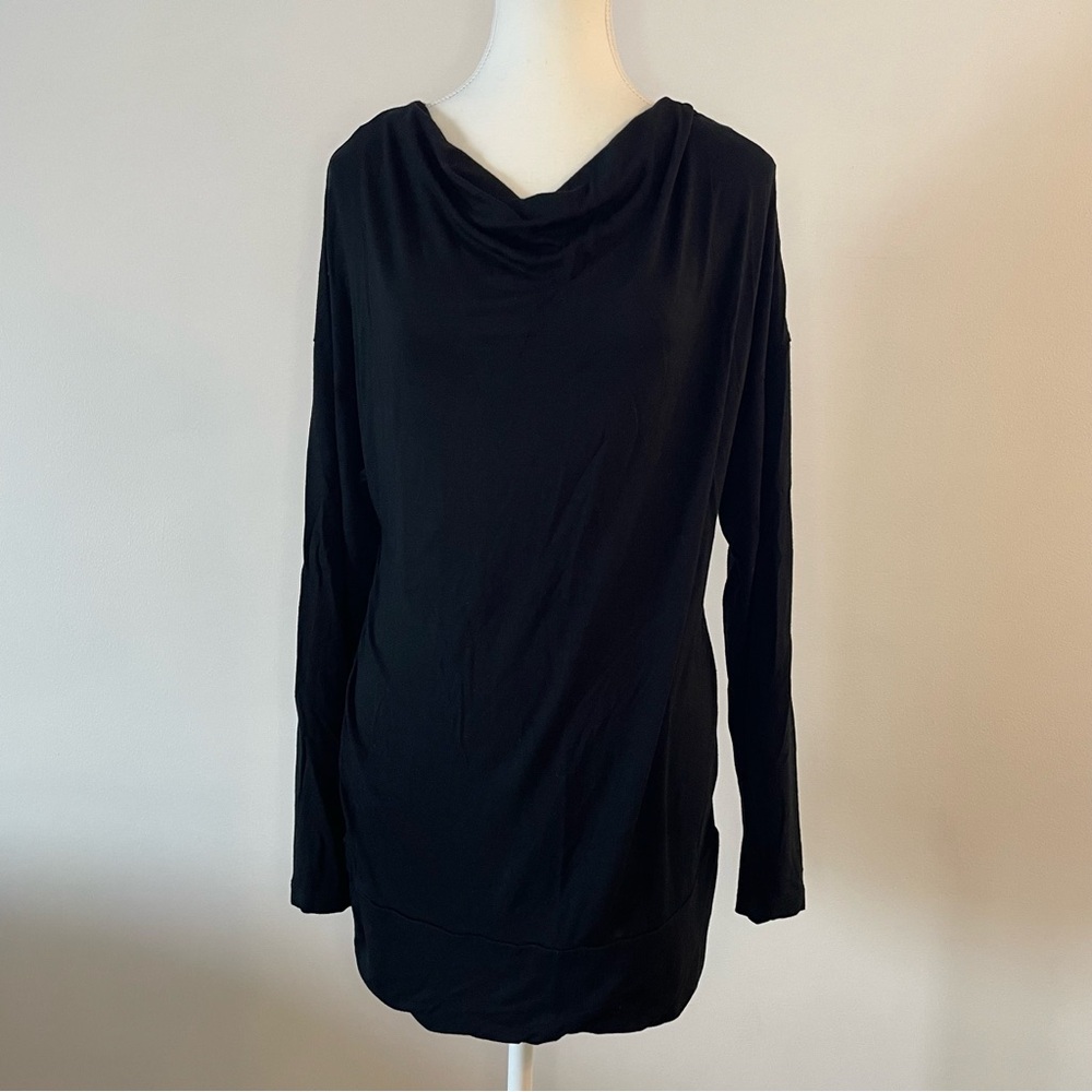 Maternity Top Shirt Long Sleeve Black Liz Lange Women’s Medium 2/$12